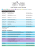 Daily Schedule / Horaire journalier