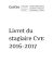 Livret du stagiaire Cve 2016-2017