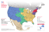 North America Color Coded Map - Mexico (2-06)