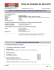 fiche de données de sécurité