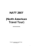 NATT 2007 (North American Travel Tour) _____