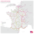 Carte des destinations en franCe et en europe - Voyages