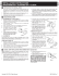 installation instructions speedometer / hourmeter / clock