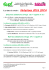 Les dates à retenir : Notations 2016 DFCA