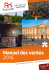 Manuel des ventes - Office de Tourisme de Toulouse