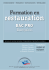Formation en restauration Bac Pro