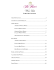 Wine List - The Manor