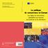 La politique de concurrence en Europe