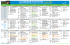 CALENDRIER D`ACTIVITÉS Aout 2016