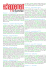 Numero 1 - avril/mai 2009 Numero 2