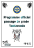 Programme complet passage de grade taekwondo