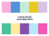 CATALOGUE Avril/Mai 2015