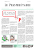 Édition: Journal Juin 2015 - Le Propriétaire