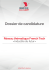 Dossier de candidature