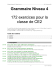 Grammaire Niveau 4 172 exercices pour la classe de CE2