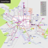 Plan schématique du réseau bus / tram