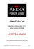 livret du joueur - Arena Poker Camp