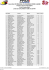 Liste des partants