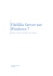 Installation et configuration de FileZilla Server sur Windows 7