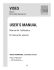 Vises UseR`s MANUAL