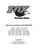 Manuel du propriétaire FOX FORX 2004