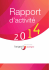 Rapport d`activité 2014 FONGECIF Auvergne