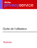 Ouverture de McAfee Privacy Service