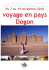 Programme du voyage au pays Dogon