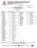 OFFICIAL START LIST Course sur route Junior H/M Road Race