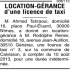 LOCATION-GÉRANCE d`une licence de taxi - midilibre