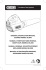 original instruction manual blower model bl300