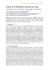 Analyse de la distribution thermique du visage