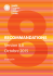 RECOMMANDATIONS Version 8.0 Octobre 2015