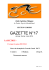 La Gazette de Janvier, Fevrier, Mars, cliquez ici