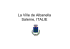 pr&eacute;sentation de la ville - Bailly