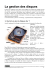 La gestion des disques
