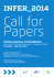 call for papers