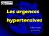 Les urgences hypertensives - e Formation en médecine d`urgence