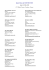 List of Participants