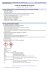 Fiche de donnée de sécurité