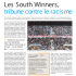 Les South Winners, tribune contre le racisme