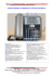 Guide d`utilisation du téléphone IP Thomson ST