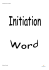 COURS word initiation - Cyber