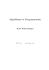 Algorithmes et Programmation - Cristal