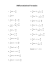 Differentiation Formulas