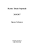 Master Thesis Proposals Space Sciences