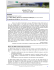 NEWSLETTER no 1 Novembre 2008