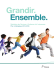 Grandir. Ensemble. Plan stratégique 2013