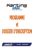 programme et dossier d`inscription