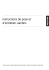 Instructions de pose et d`entretien Lambris